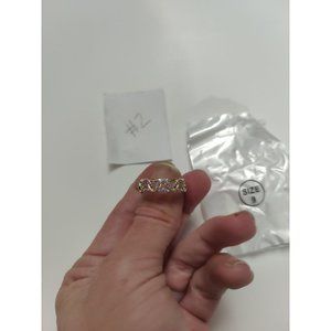BNIB gold ring with adorable hearts